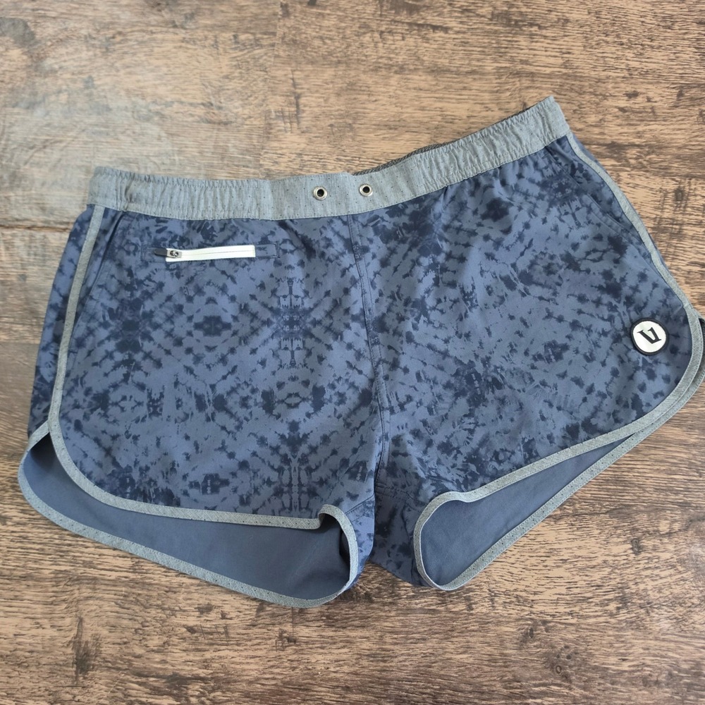 VUORI Clementine Shorts Womens‎ XS Charcoal Tie Dye Athletic Running Gym Workout
